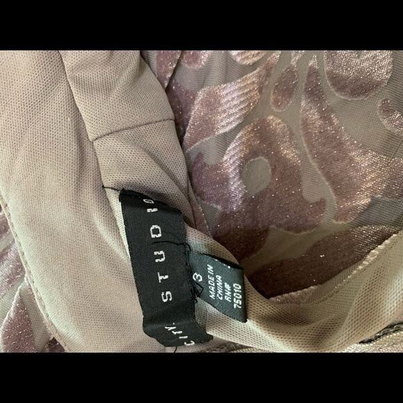 NWT- City Studio flocked Dress. - Picture 8 of 10